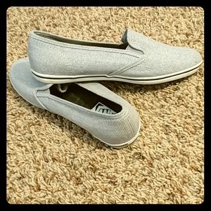 Vans sparkly slip ons